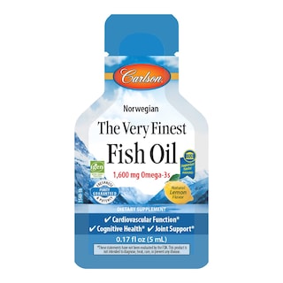 Foto 6 | Aceite De Pescado Carlson The Very Finest 1600 Mg Omega-3 15 Paquetes - Venta Internacional.