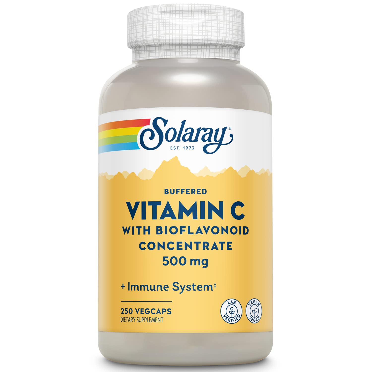 Foto 2 pulgar | Suplemento Solaray De Vitamina C Tamponada, 500 Mg, 250 Cápsulas Vegetales - Venta Internacional.