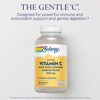 Foto 3 | Suplemento Solaray De Vitamina C Tamponada, 500 Mg, 250 Cápsulas Vegetales - Venta Internacional.