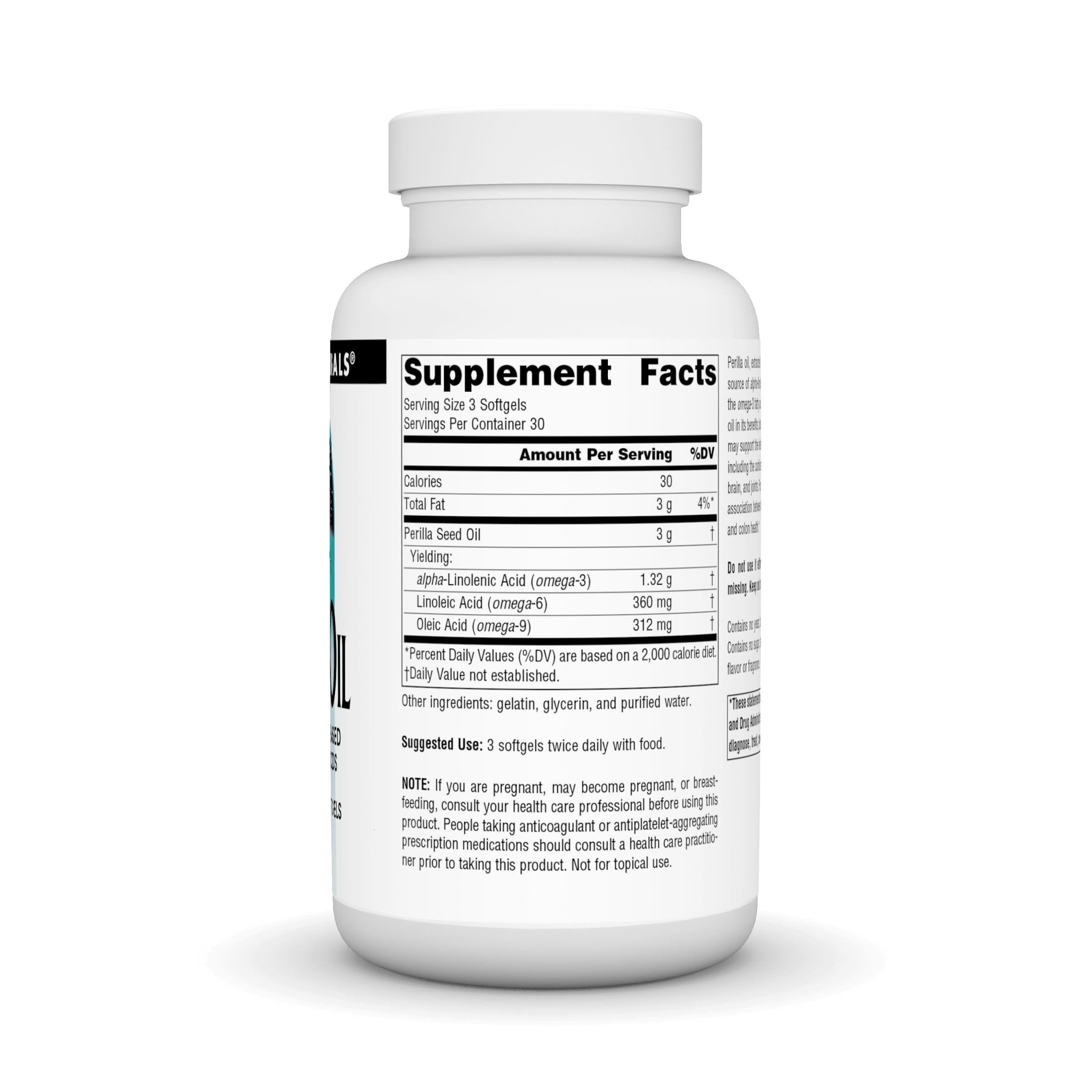 Foto 3 pulgar | Aceite De Perilla Supplement Source Naturals, 1000 Mg, 90 Cápsulas Blandas - Venta Internacional.