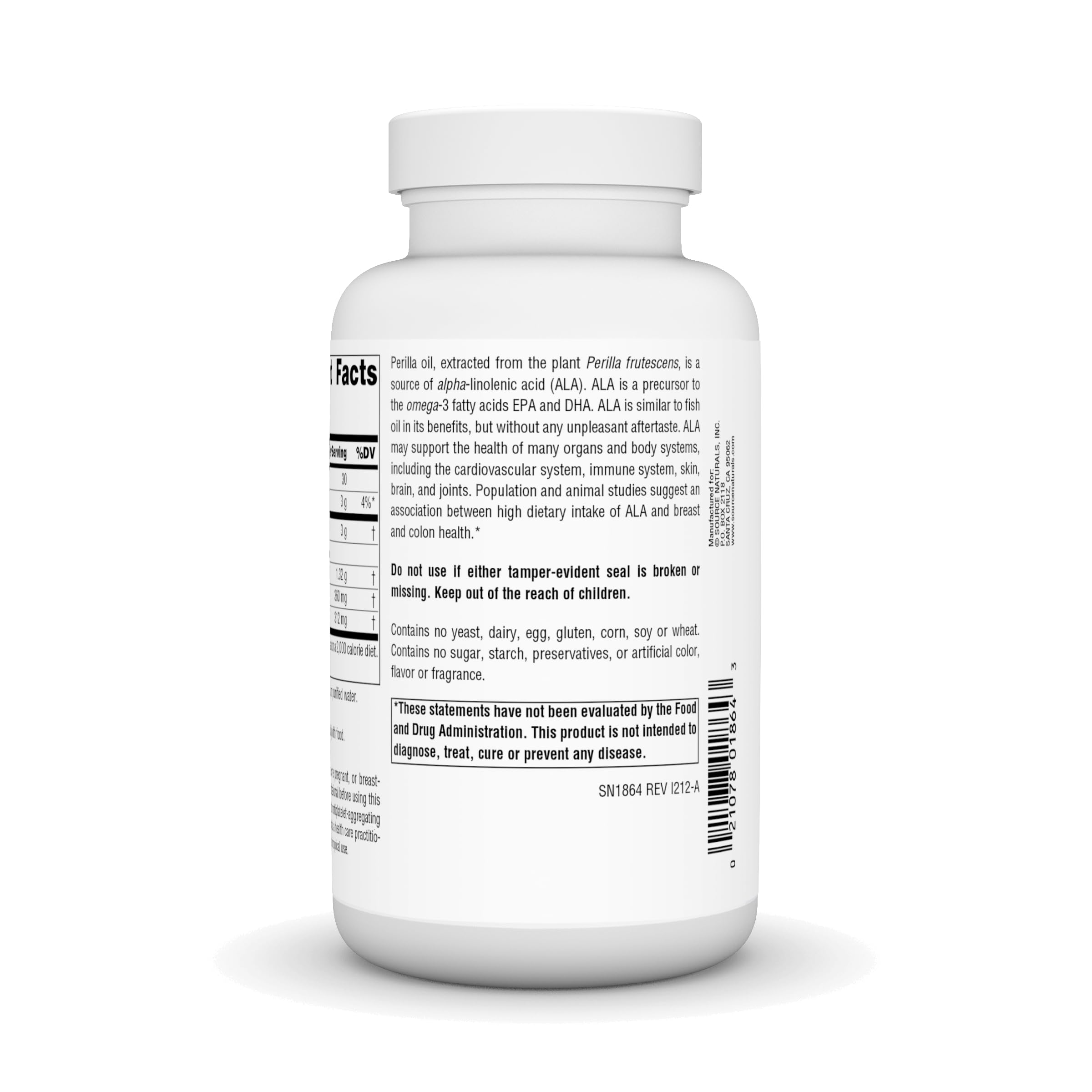 Foto 4 pulgar | Aceite De Perilla Supplement Source Naturals, 1000 Mg, 90 Cápsulas Blandas - Venta Internacional.