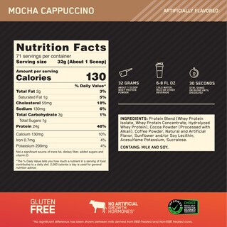 Foto 3 | Proteína De Suero En Polvo Optimum Nutrition Gold Standard 100% - Venta Internacional.