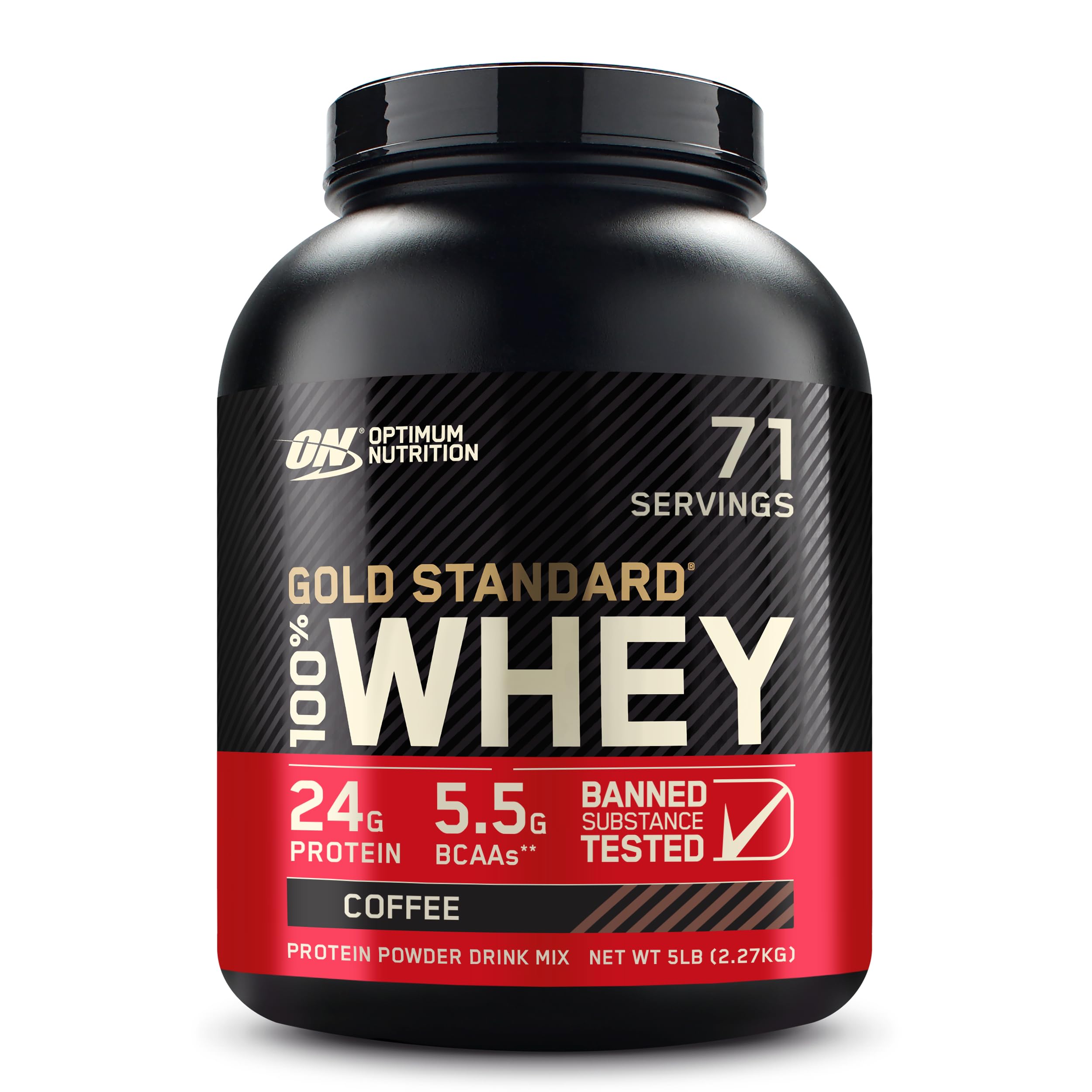 Foto 2 pulgar | Proteína En Polvo Optimum Nutrition Gold Standard 100% Whey 2,27 Kg - Venta Internacional.