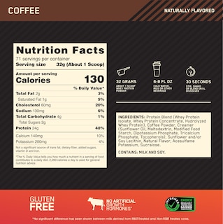 Foto 3 | Proteína En Polvo Optimum Nutrition Gold Standard 100% Whey 2,27 Kg - Venta Internacional.