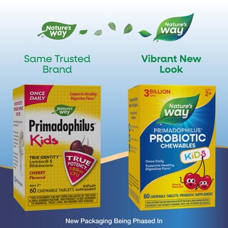 Foto 3 | Probióticos Masticables Nature's Way Primadophilus Kids 2+ 60u - Venta Internacional.
