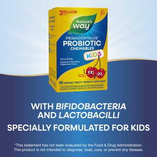 Foto 5 | Probióticos Masticables Nature's Way Primadophilus Kids 2+ 60u - Venta Internacional.