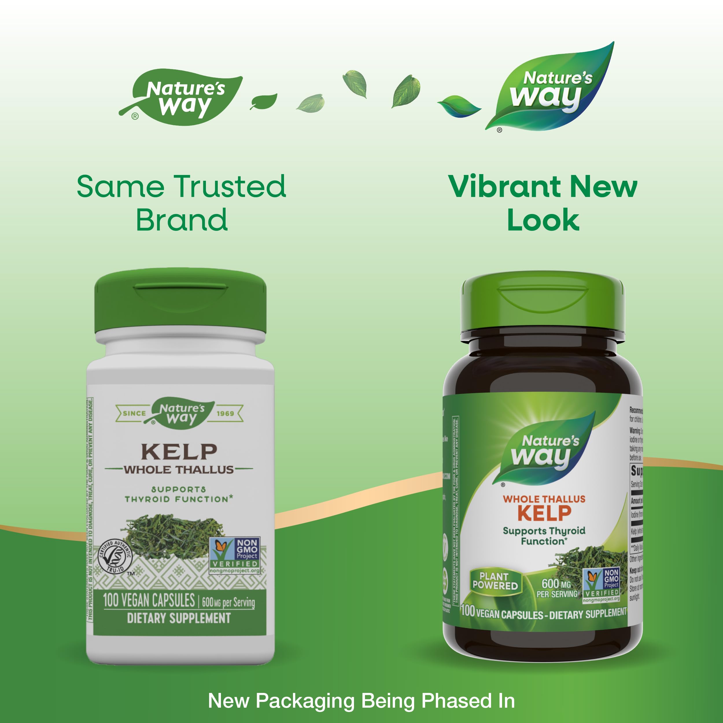 Foto 3 pulgar | Suplemento Nature's Way Kelp 600 Mg 100 Cápsulas - Venta Internacional.
