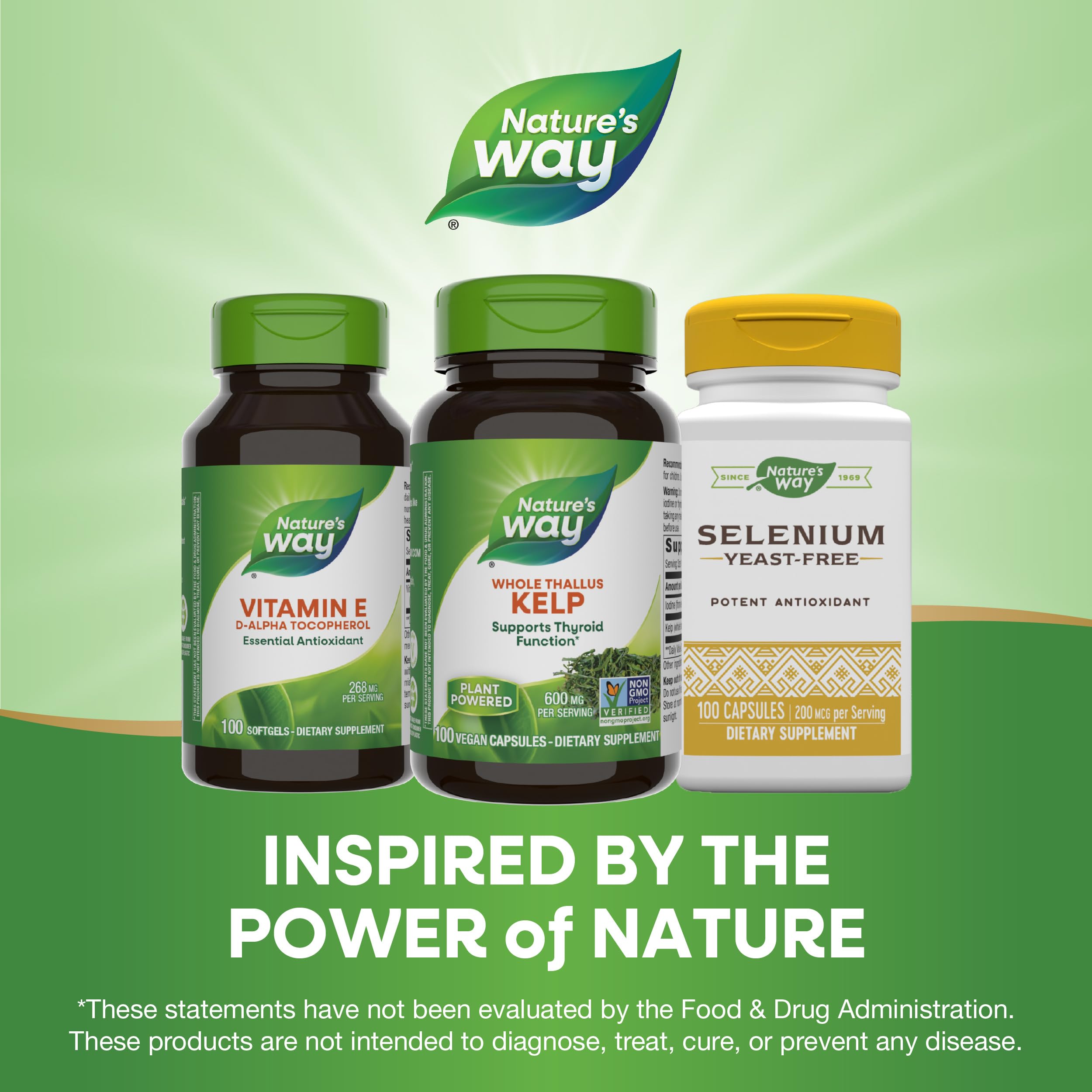 Foto 8 pulgar | Suplemento Nature's Way Kelp 600 Mg 100 Cápsulas - Venta Internacional.