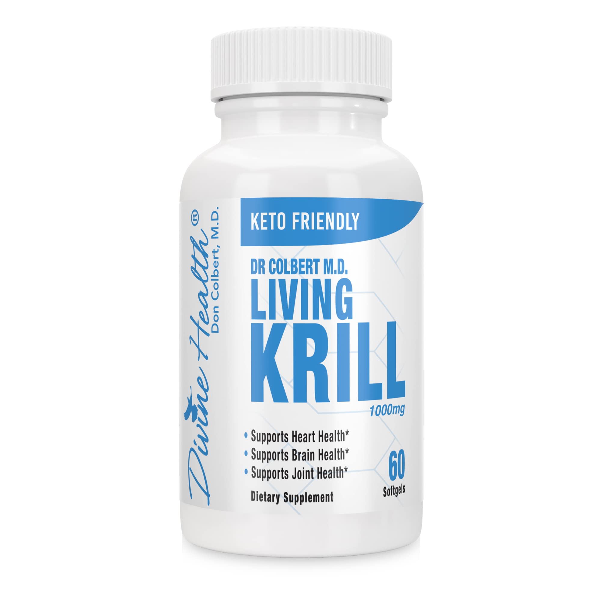 Foto 2 pulgar | Suplemento De Aceite De Krill Divine Health Dr. Colbert Md Living - Venta Internacional.