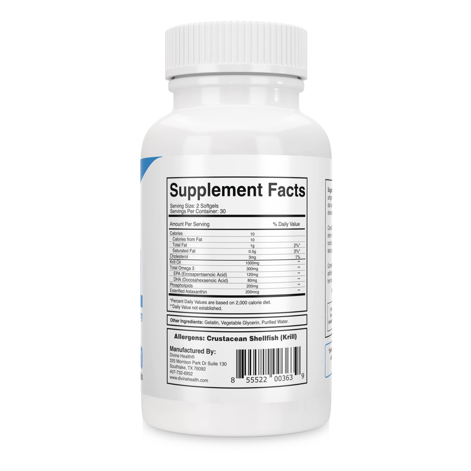 Foto 3 pulgar | Suplemento De Aceite De Krill Divine Health Dr. Colbert Md Living - Venta Internacional.