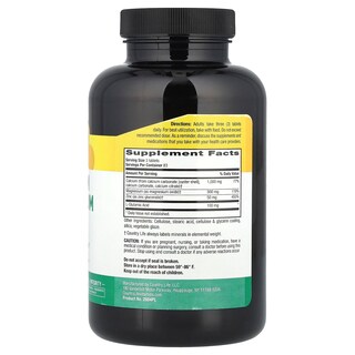 Foto 2 | Supplement Country Life Calcio-magnesio-zinc 250 Comprimidos - Venta Internacional.