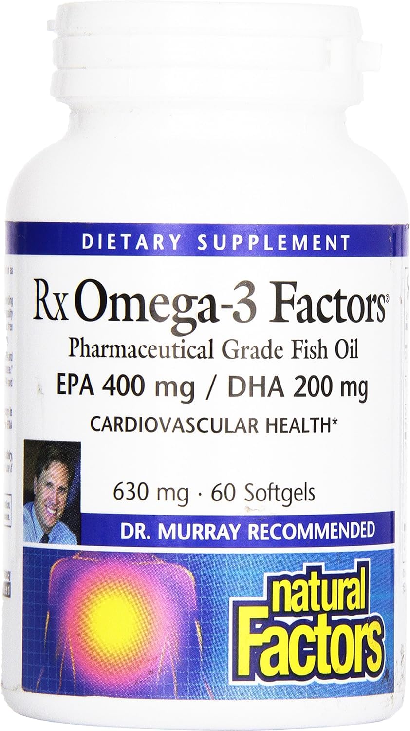 Foto 2 pulgar | Suplemento Natural Factors Rxomega-3 Heart Health 60 Cápsulas Blandas - Venta Internacional.