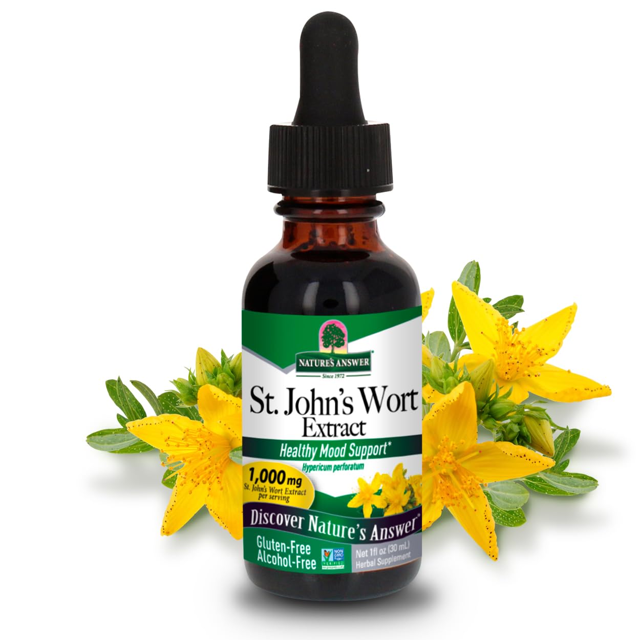 Extracto Líquido Nature's Answer De Hierba De San Juan 30 Ml - Venta Internacional.
