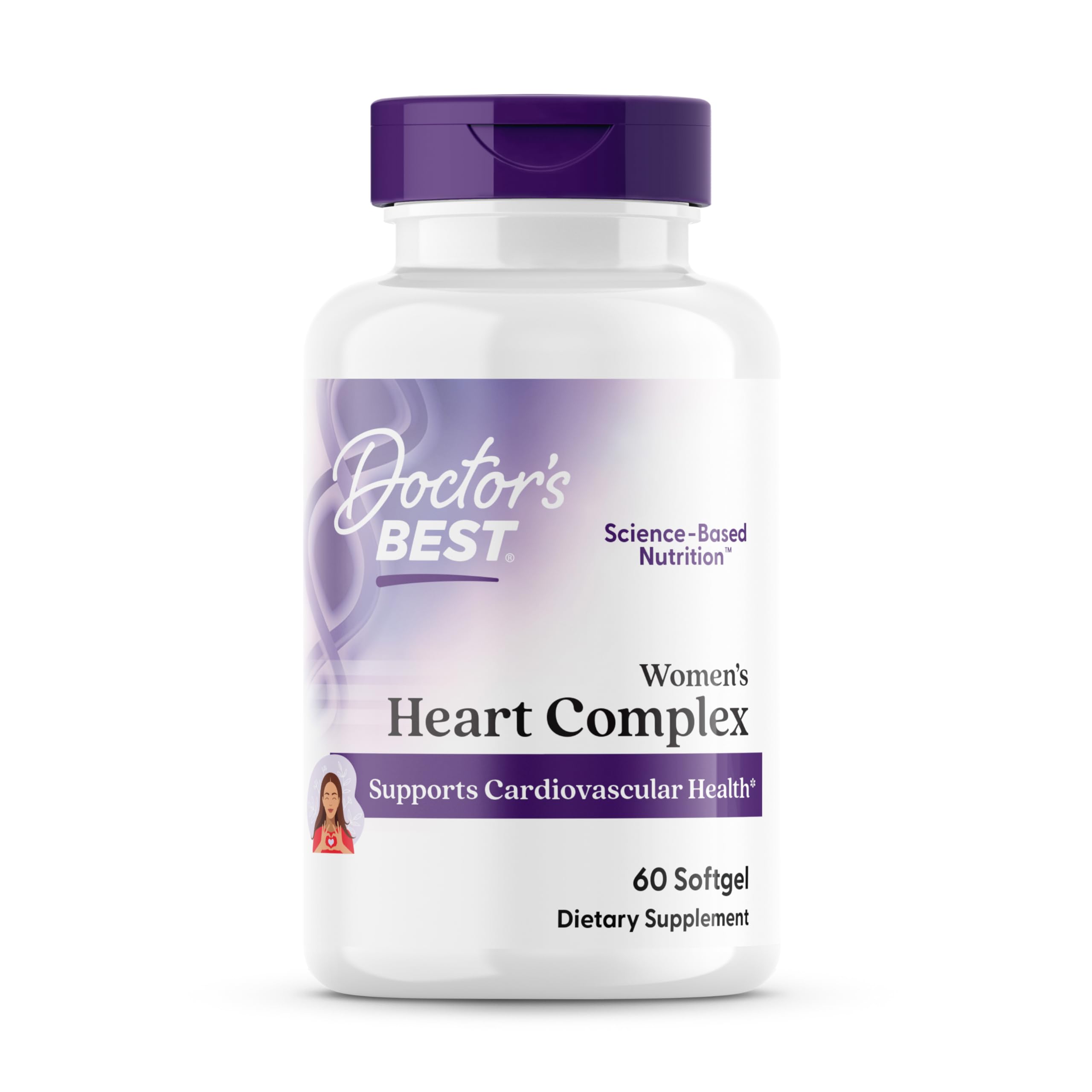 Foto 2 pulgar | Complemento Doctor's Best Para El Corazón Para Mujer, 60 Cápsulas Blandas - Venta Internacional.