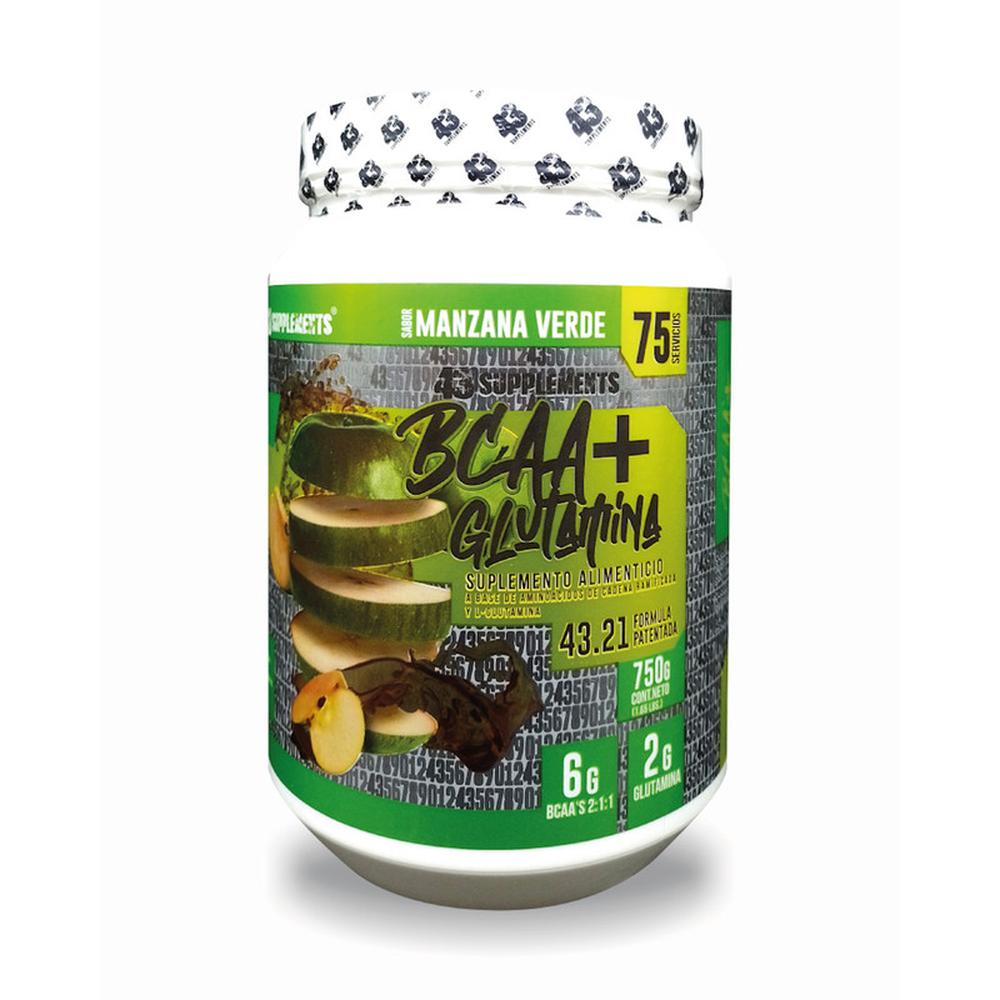 Foto 2 pulgar | Aminoácidos Bcaa + Glutamina 75 Servicios