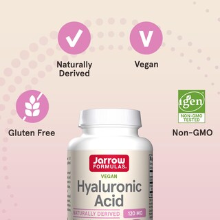 Foto 5 | Suplemento de Ácido Hialurónico Jarrow Formulas 120 mg 120 Cápsulas - Venta Internacional