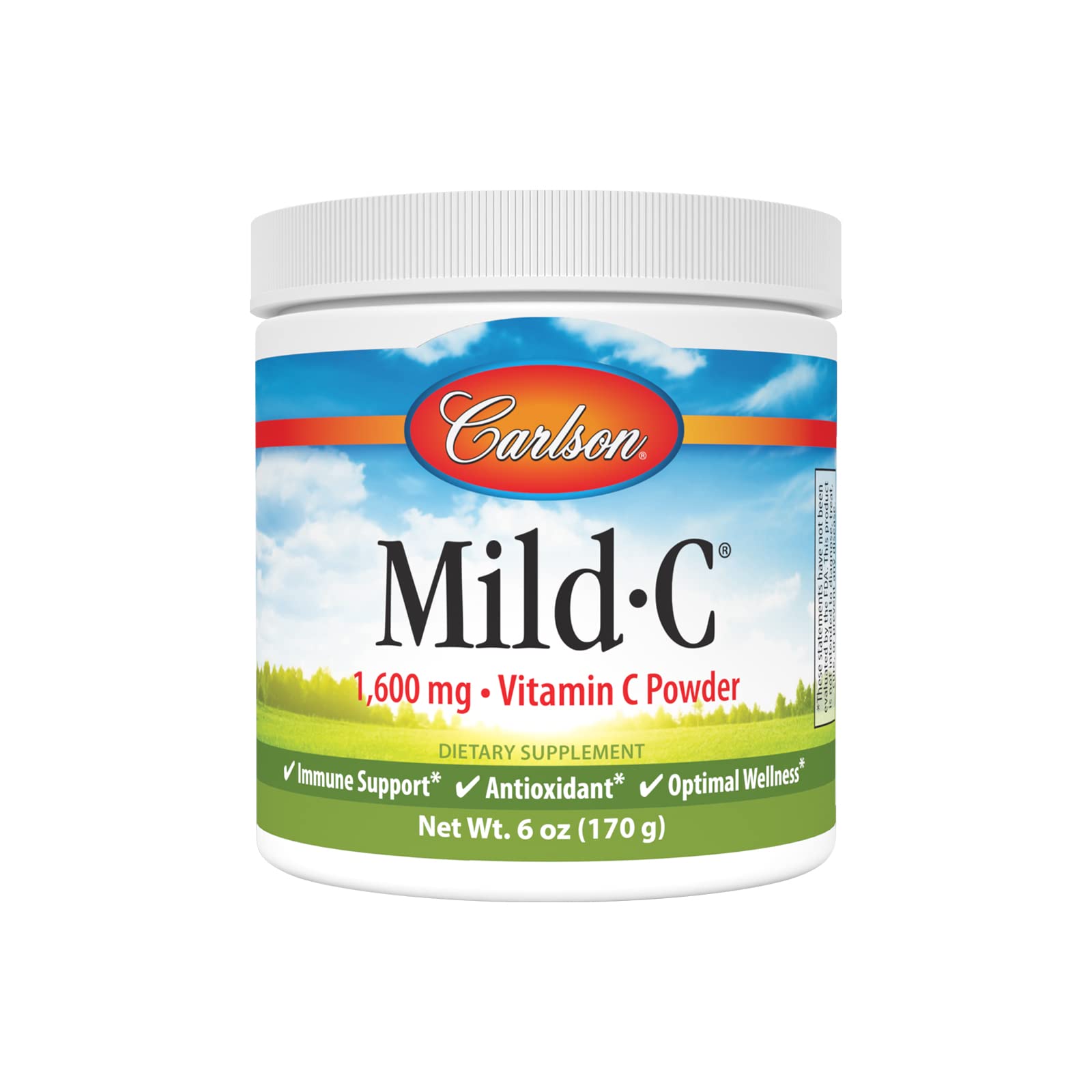 Foto 2 pulgar | Vitamina C en Polvo Carlson Mild-c 170 G - Venta Internacional