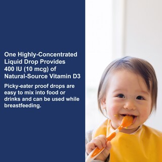 Foto 4 | Vitamina D Carlson Baby's Super Daily D3 400 Ui 10.3 Ml - Venta Internacional