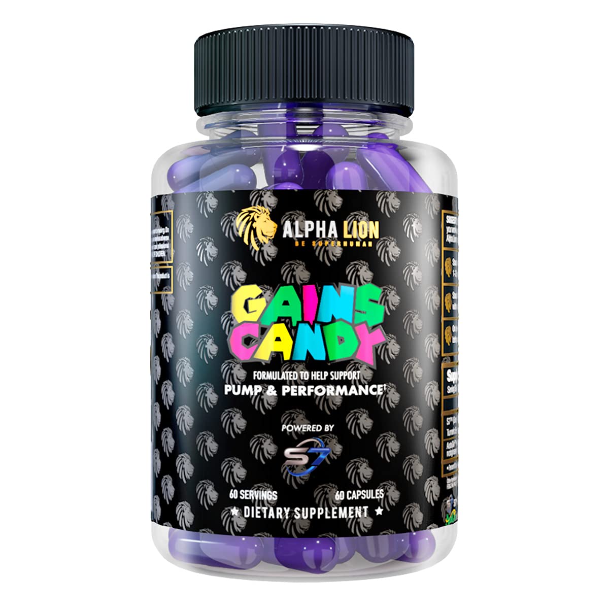 Foto 2 pulgar | Suplemento: Alpha Lion Gains Candy S7, Un Potenciador De Óxido Nítrico - Venta Internacional.
