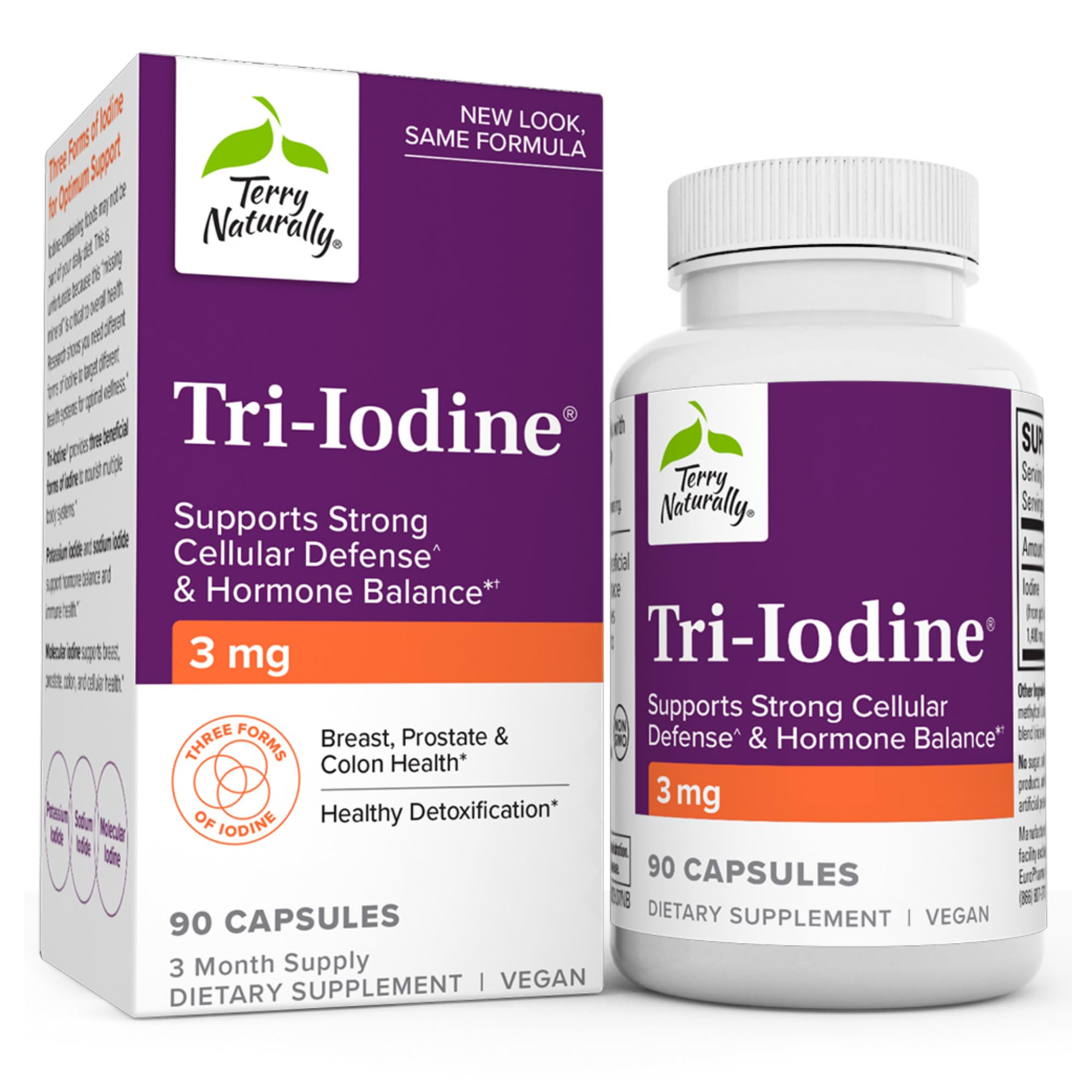 Foto 1 | Suplemento Terry Naturally Tri-yodine 3 Mg 90 Cápsulas - Venta Internacional.