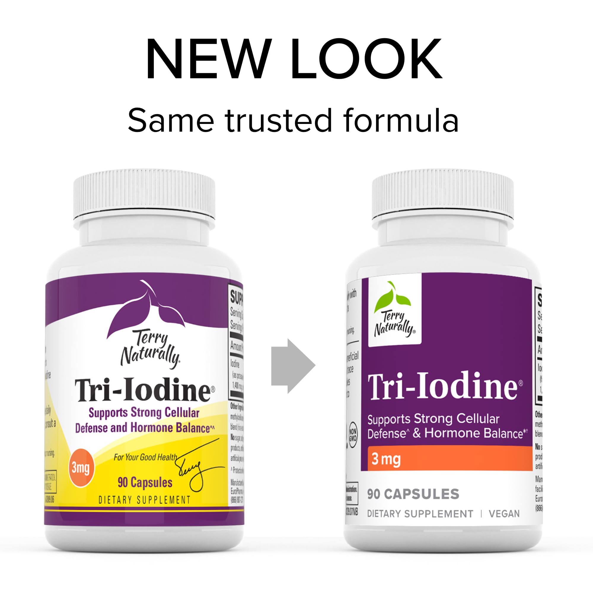 Foto 4 pulgar | Suplemento Terry Naturally Tri-yodine 3 Mg 90 Cápsulas - Venta Internacional.