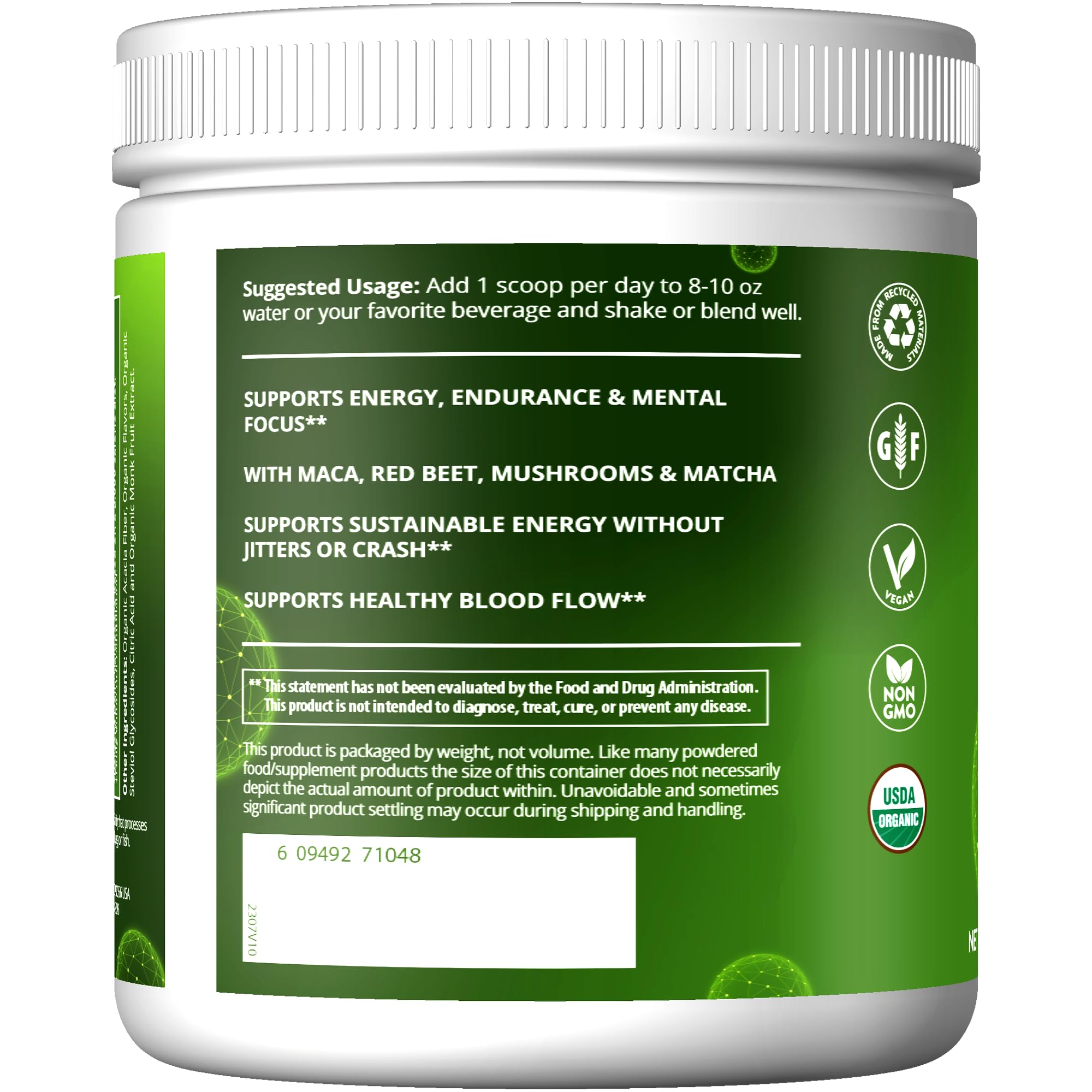 Foto 4 pulgar | Polvo Para Antes Del Entrenamiento Mrm Nutrition Island Fusion Flavor, 20 Porciones - Venta Internacional.
