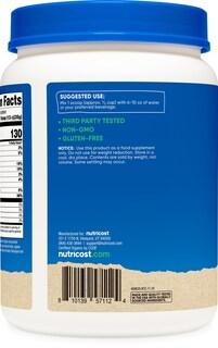 Foto 4 | Proteína En Polvo Nutricost Organic Whey Chocolate Cacahuete 500g - Venta Internacional.