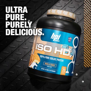 Foto 5 | Galleta De Vainilla Aislada Iso Hd De Bpi Sports Con Proteína En Polvo, 2,18 Kg - Venta Internacional.