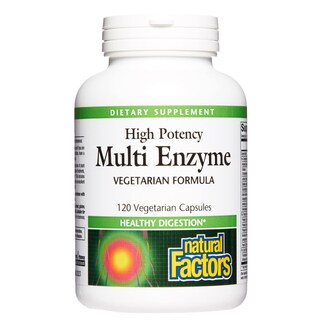 Foto 1 | Suplemento Multienzimático De Alta Potencia De Natural Factors 120 Cápsulas - Venta Internacional.