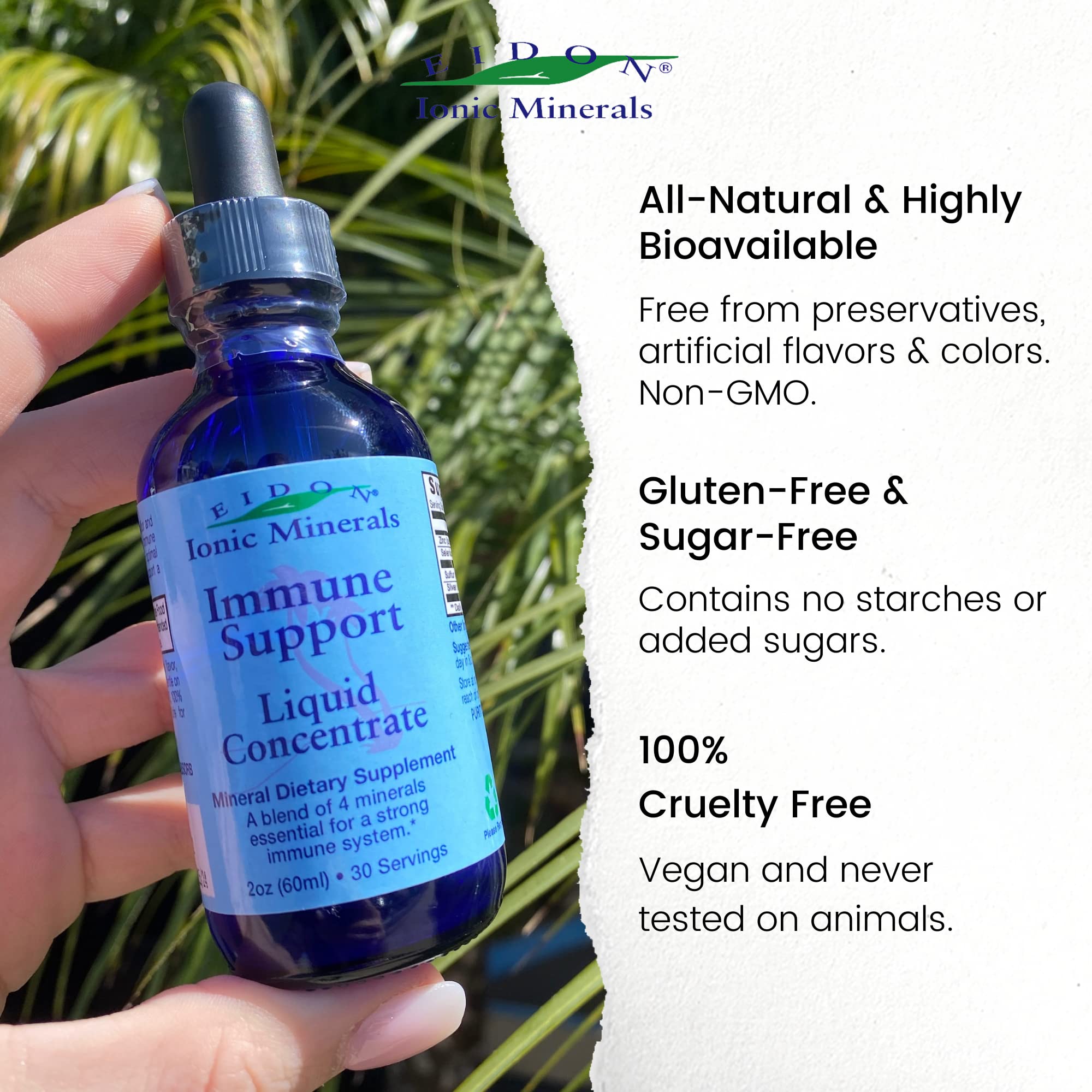 Foto 5 | Suplemento Eidon Ionic Minerals Immune Support 60 Ml - Venta Internacional.