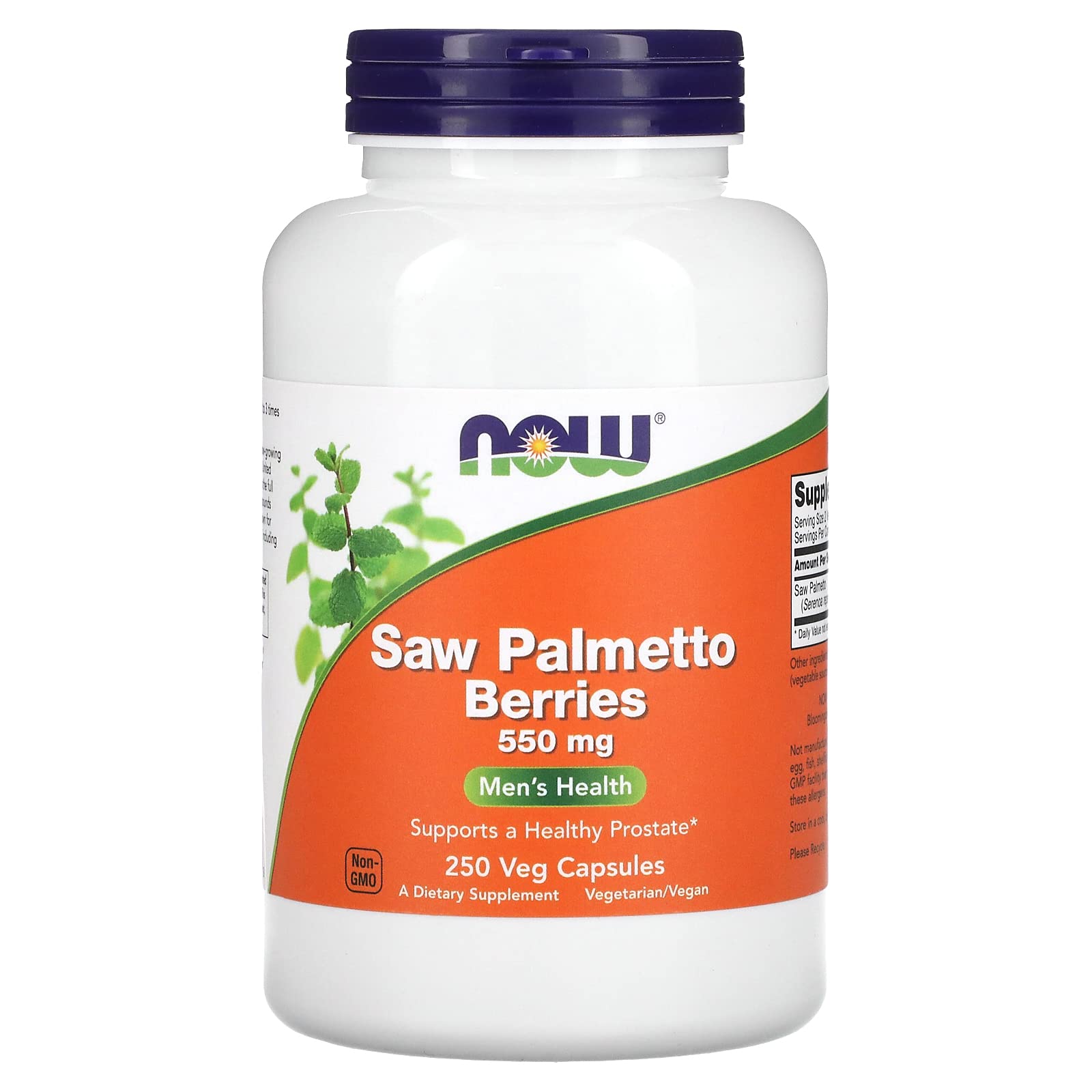 Foto 2 pulgar | Suplementos Now Foods Con Bayas De Palma Enana Americana, 250 Cápsulas Vegetales - Venta Internacional.