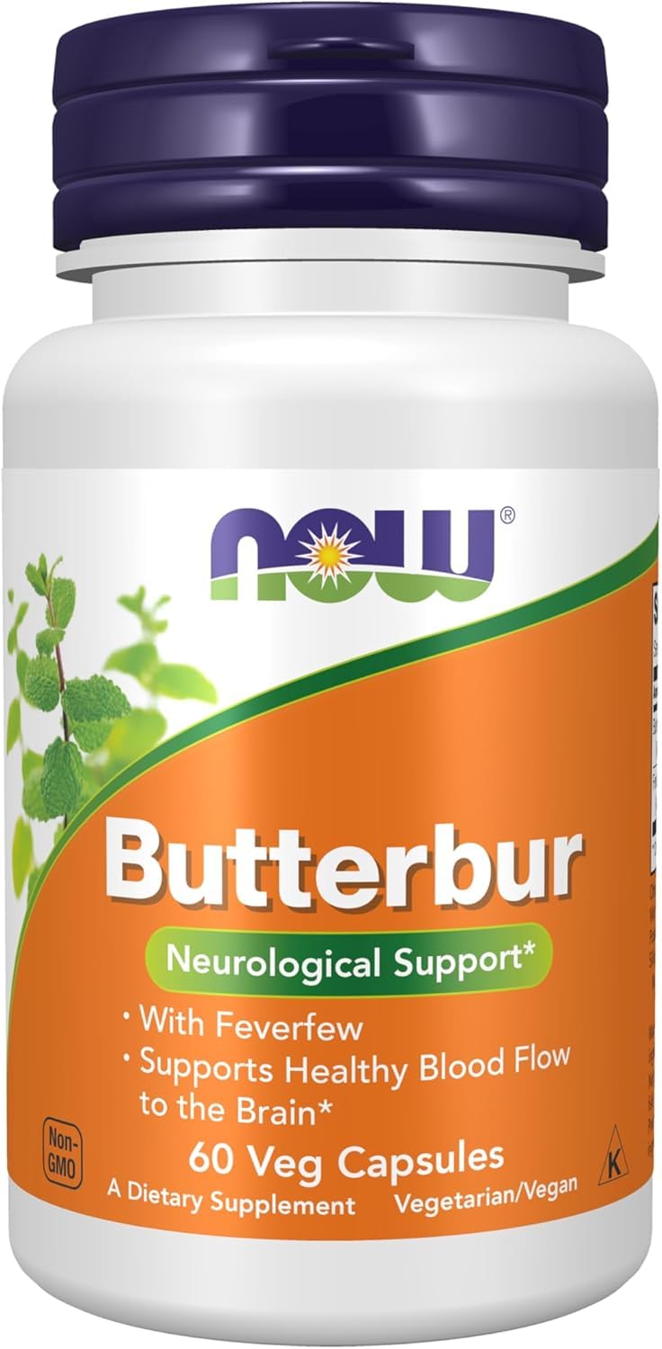 Foto 2 pulgar | Suplemento Now Foods Butterbur, 60 Cápsulas Vegetarianas - Venta Internacional.
