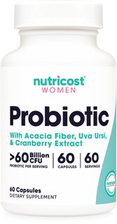 Foto 1 | Probiótico Nutricost Para Mujeres 60 Mil Millones De Cfu 60 Cápsulas - Venta Internacional.