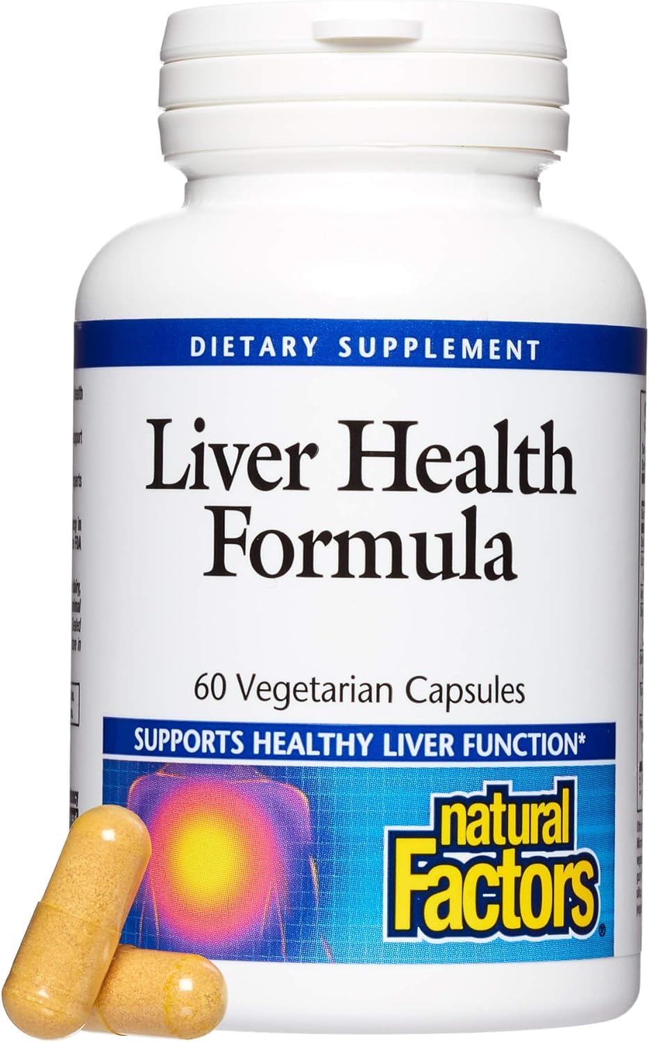 Foto 2 pulgar | Suplemento Natural Factors Liver Health 60 Cápsulas - Venta Internacional.