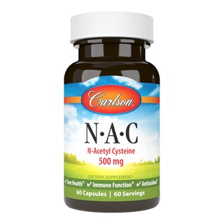 Foto 1 | Suplemento Carlson Labs Nac N-acetil Cisteína 500 Mg 60 Cápsulas - Venta Internacional.