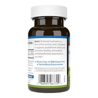 Foto 3 | Suplemento Carlson Labs Nac N-acetil Cisteína 500 Mg 60 Cápsulas - Venta Internacional.