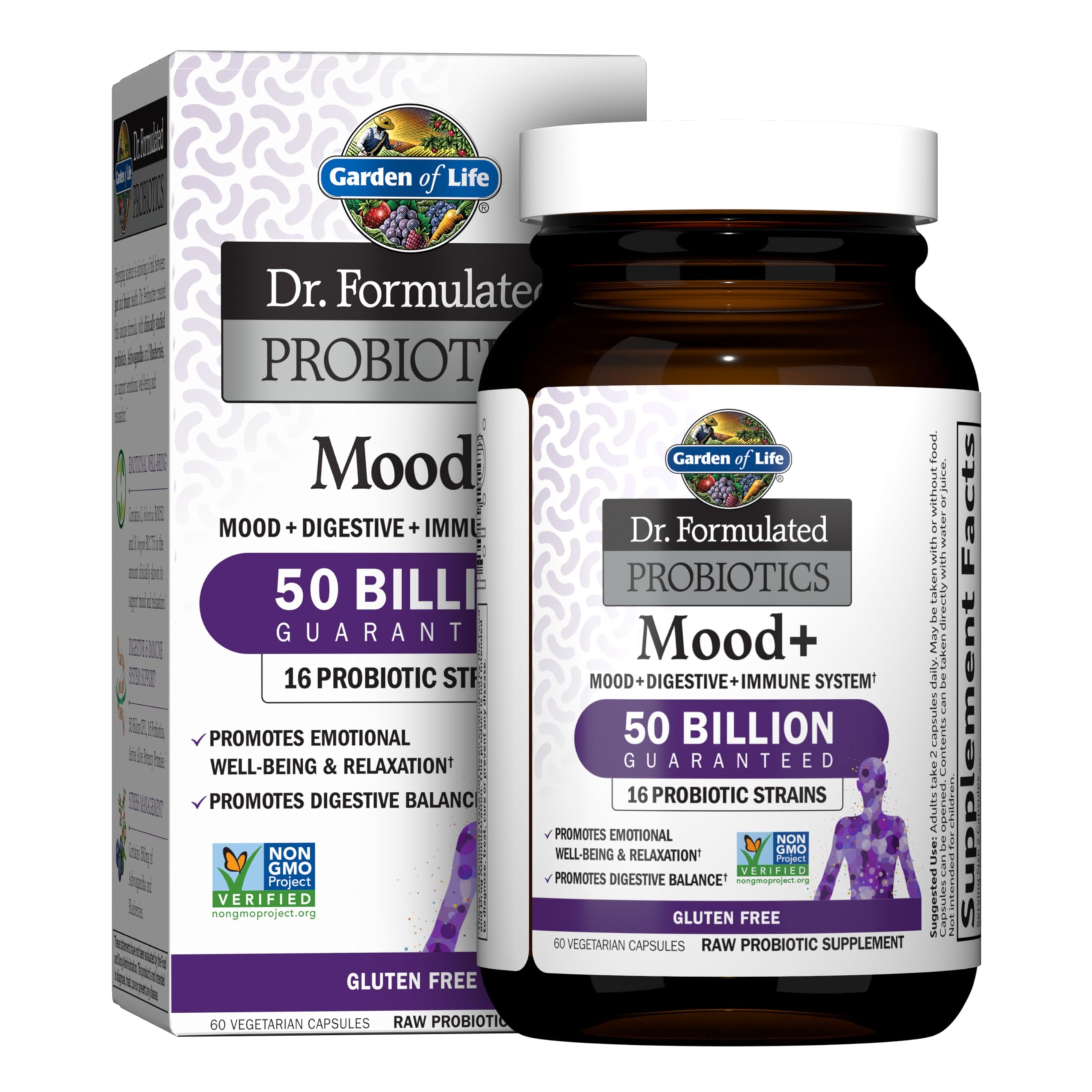 Foto 2 pulgar | Suplemento Probiótico Garden Of Life Dr. Formulated Mood+ - Venta Internacional.