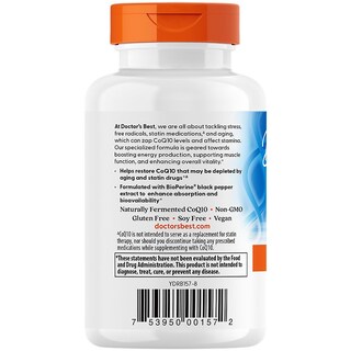 Foto 4 | Suplemento Doctor's Best Coq10 De Alta Absorción 400 Mg 60 Cápsulas - Venta Internacional.