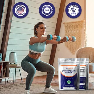 Foto 7 | Polvo Probiótico Vitamatic Lactobacillus Reuteri 100g - Venta Internacional.