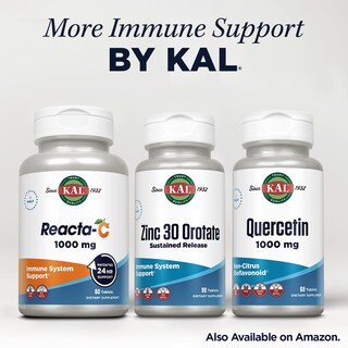 Foto 6 | Suplemento Kal De Orotato De Zinc, 30 Mg, Liberación Sostenida, 90 Tabletas - Venta Internacional.