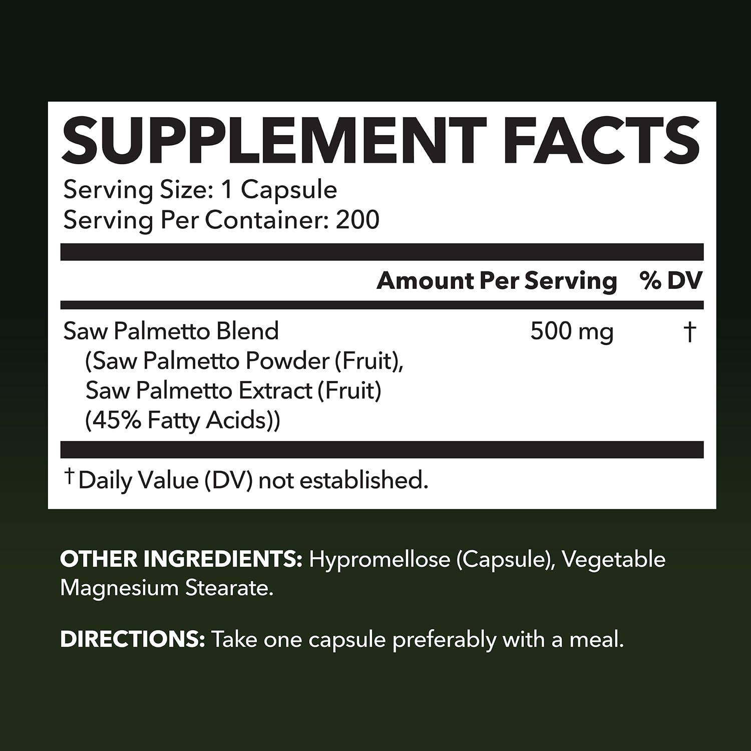 Foto 3 pulgar | Suplemento Prostático Havasu Nutrition Saw Palmetto 500 Mg - Venta Internacional.