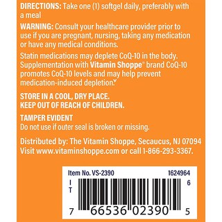 Foto 4 | Complemente La Coq-10 De 400 Mg De The Vitamin Shoppe Para La Salud Del Corazón - Venta Internacional.