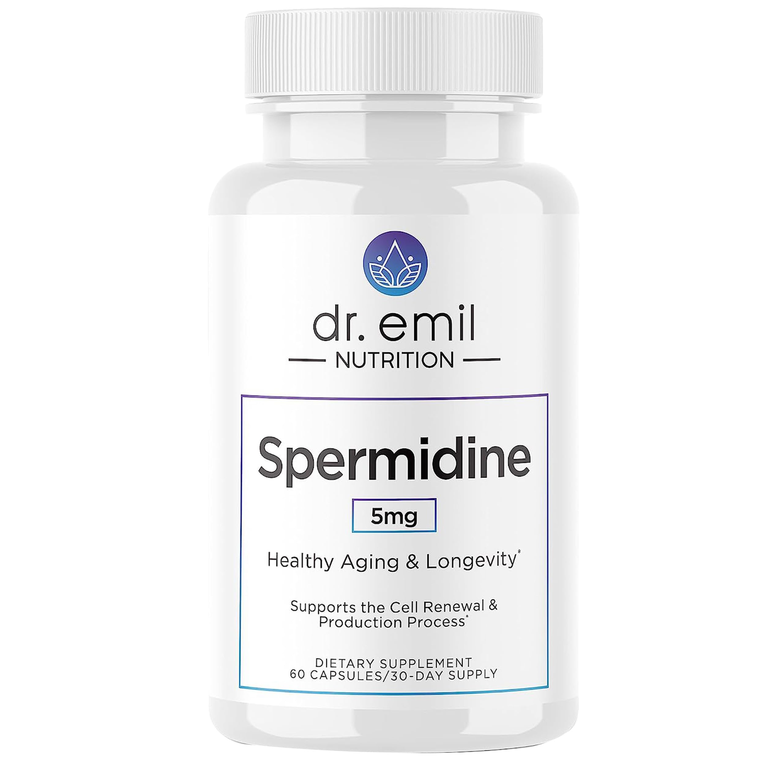 Foto 2 pulgar | Suplemento De Espermidina De 5 Mg De Dr. Emil Nutrition Con 20 Mg De Tiamina - Venta Internacional.