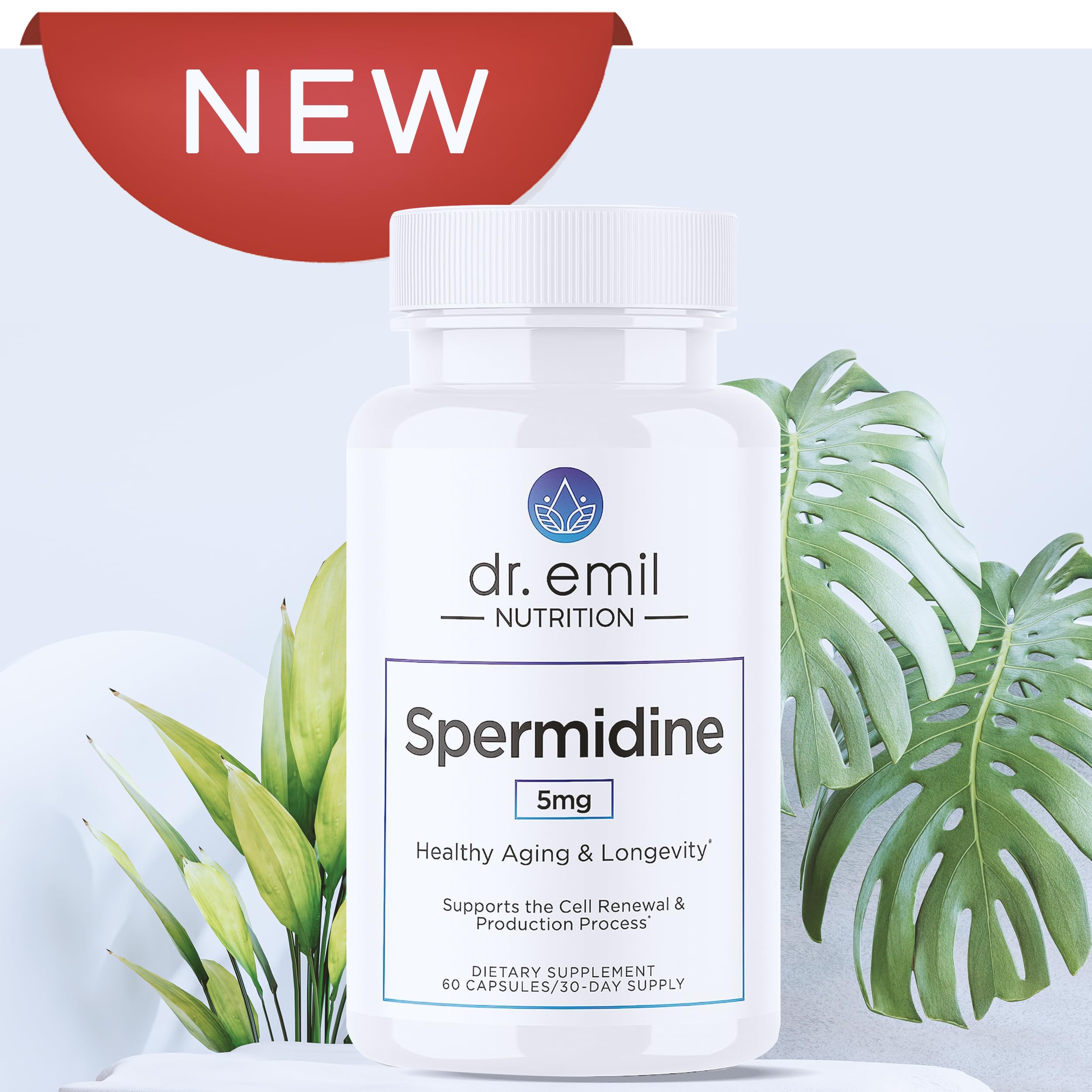 Foto 7 pulgar | Suplemento De Espermidina De 5 Mg De Dr. Emil Nutrition Con 20 Mg De Tiamina - Venta Internacional.