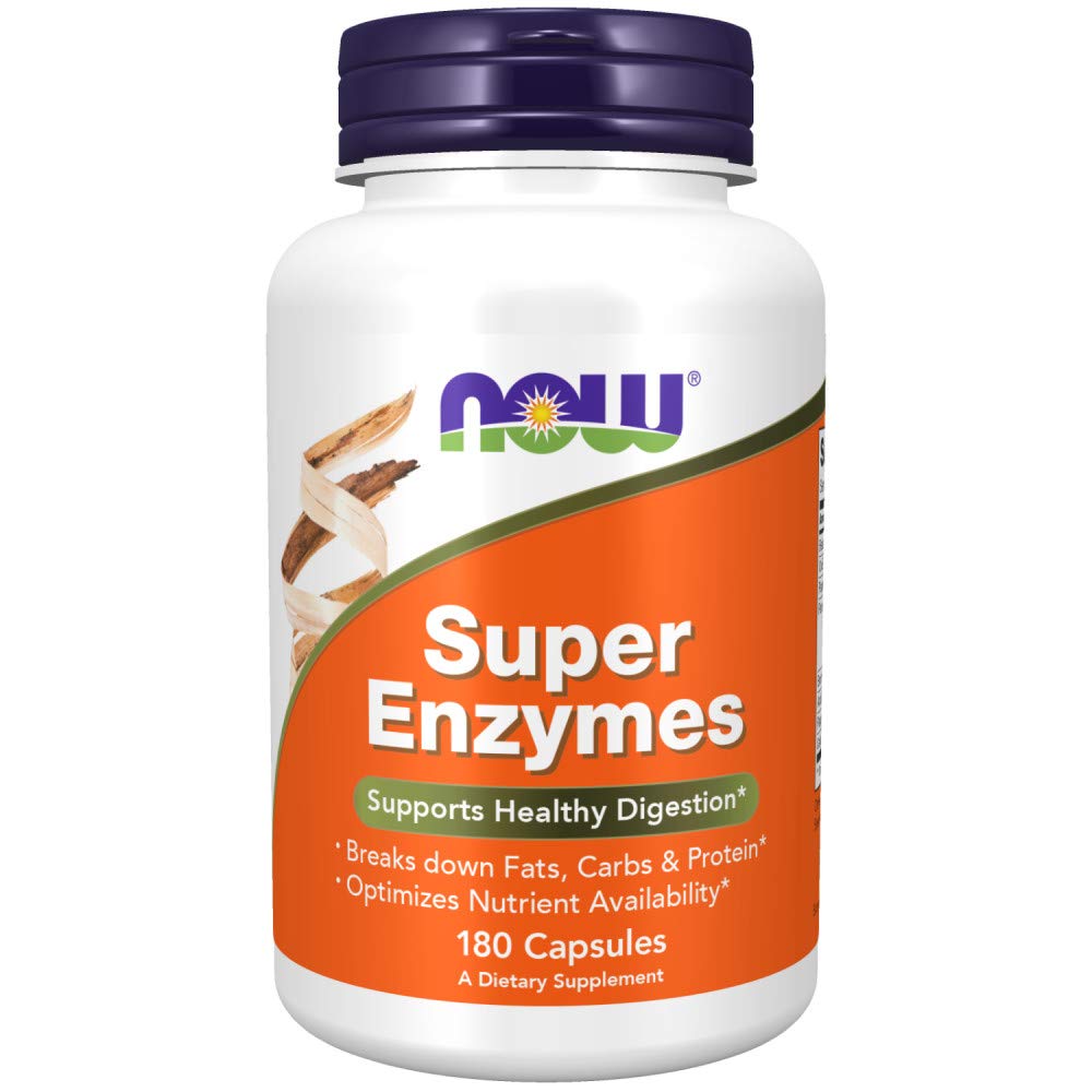 Foto 1 | Suplementos Now Foods Super Enzymes 180 Cápsulas - Venta Internacional.
