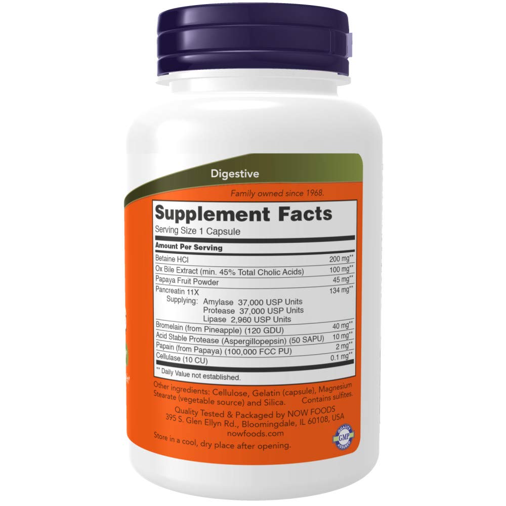 Foto 3 pulgar | Suplementos Now Foods Super Enzymes 180 Cápsulas - Venta Internacional.