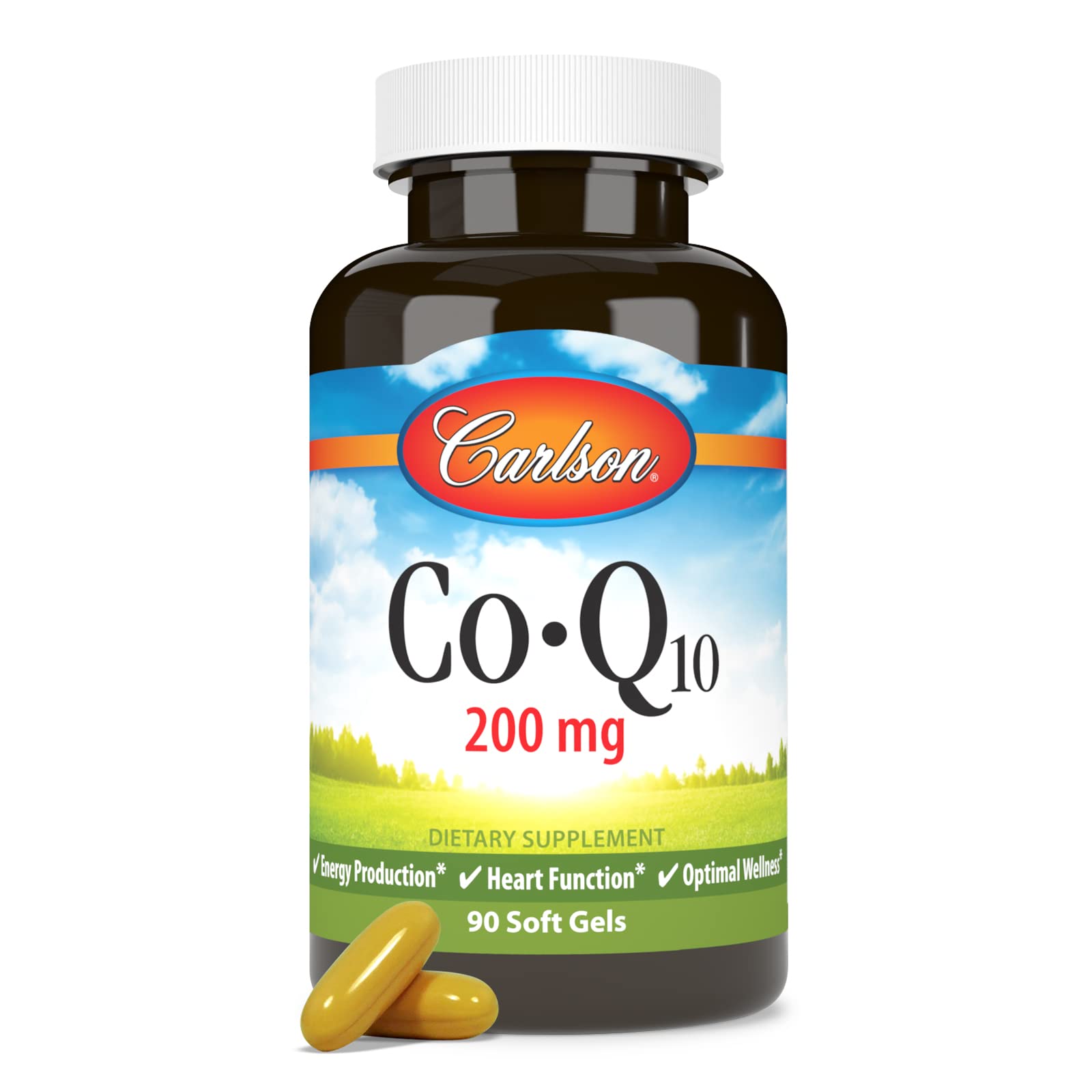 Foto 5 | Suplemento Carlson Co-q10, Coenzima Q10, 200 Mg, 90 Cápsulas Blandas - Venta Internacional.