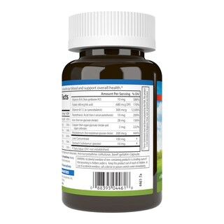 Foto 3 | Suplemento Carlson Blood Nutrients 180 Cápsulas 28 Mg De Hierro - Venta Internacional.