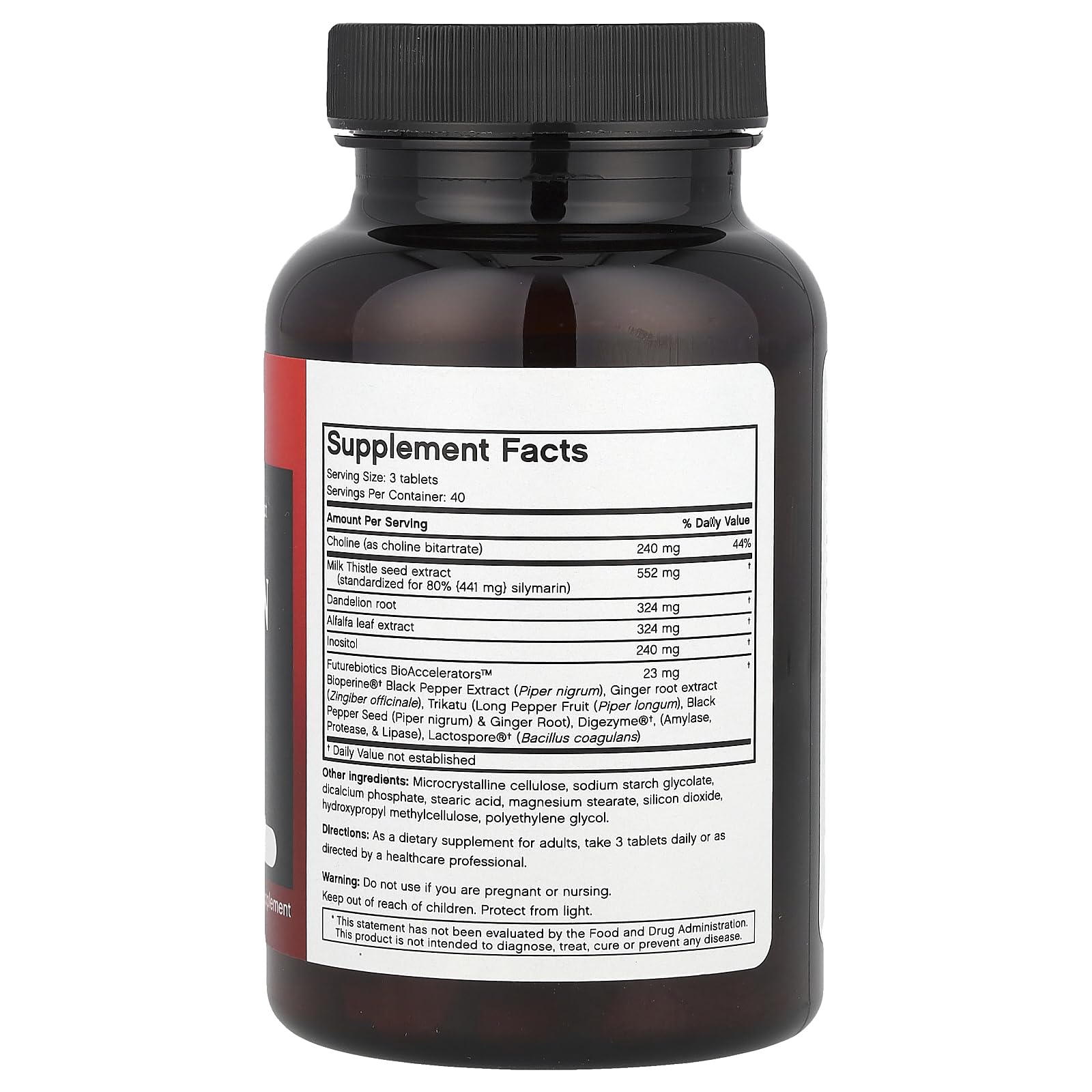 Foto 3 pulgar | Suplemento Futurebiotics Silymarin Plus 120 Comprimidos - Venta Internacional.