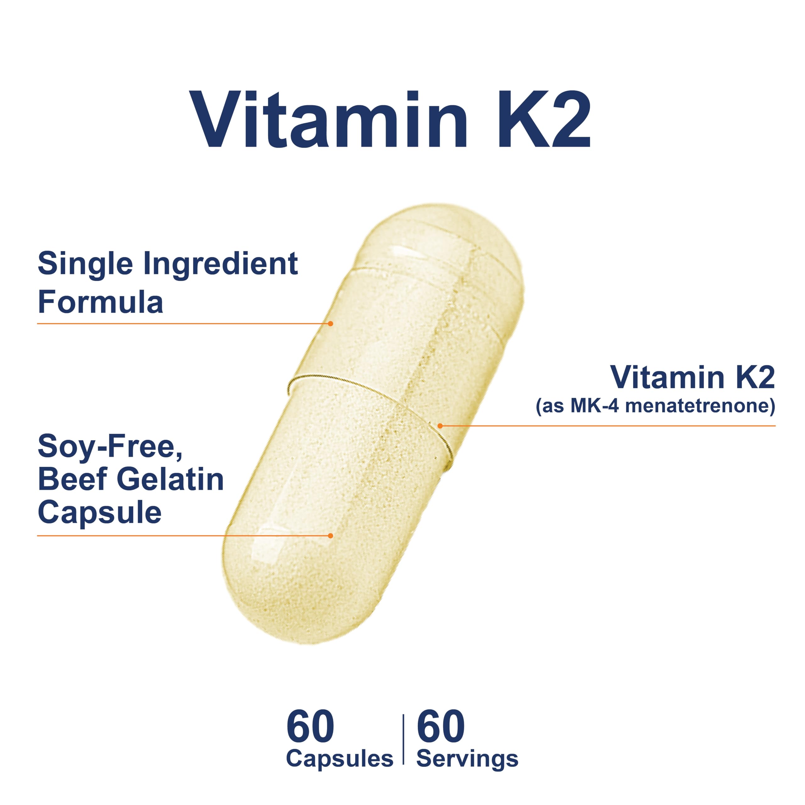 Foto 5 pulgar | Suplemento Carlson De Vitamina K2 Mk-4 Y Menatetrenona 5 Mg 60 Cápsulas - Venta Internacional.